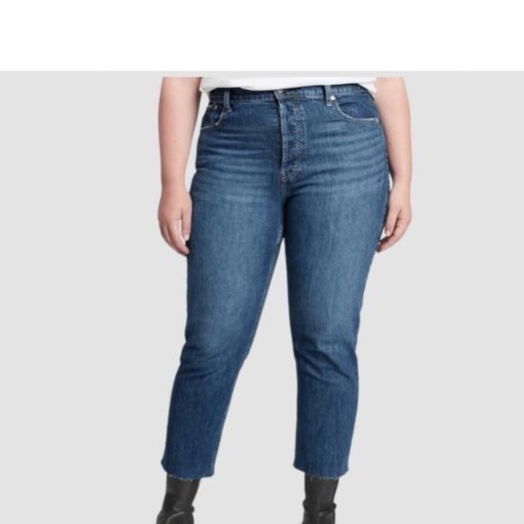 Gap High Rise Cheeky Straight Women's Denim Jeans Size 14/32 - Picture 4 of 9